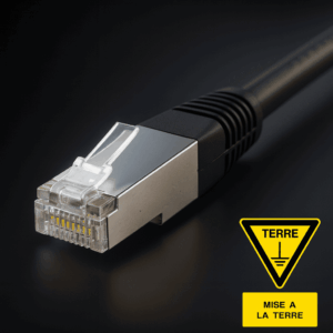 Cordon RJ45 de mise à la Terre élOvi